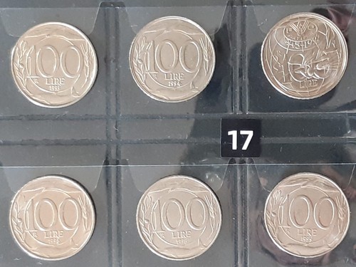 Italia gruppo monete 100 - italia, -gruppo